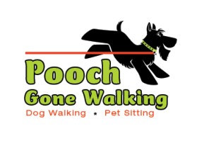 Logo Design Entry 390488 submitted by borzoid to the contest for Pooch Gone Walkin\\\'  run by michelleo