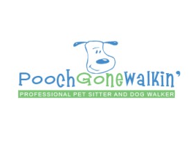 Logo Design entry 390497 submitted by borzoid to the Logo Design for Pooch Gone Walkin\\\'  run by michelleo