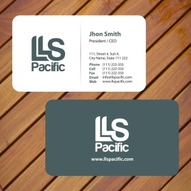 Business Card & Stationery Design Entry 391199 submitted by nerdcreatives to the contest for LLS Pacific run by JLSkaeo27