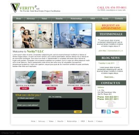 Web Design entry 393533 submitted by Teguh82 to the Web Design for Verity7 LLC run by Verity7