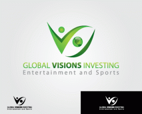 Logo Design entry 399800 submitted by greycrow to the Logo Design for Global Visions Investing Entertainment and Sports run by berniemac22