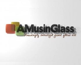 Another design by Daniel Mauk submitted to the Logo Design for AMusinGlass by Pilisa