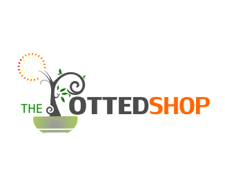Logo Design entry 403172 submitted by pecoet to the Logo Design for The Potted Shop run by DesignsbyElizabeth