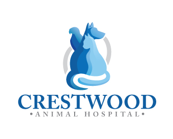 Logo Design entry 403933 submitted by knockoutdesigns to the Logo Design for Crestwood Animal Hospital run by crestvet