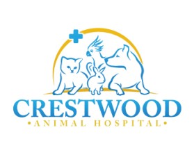 Logo Design entry 403942 submitted by twittums to the Logo Design for Crestwood Animal Hospital run by crestvet
