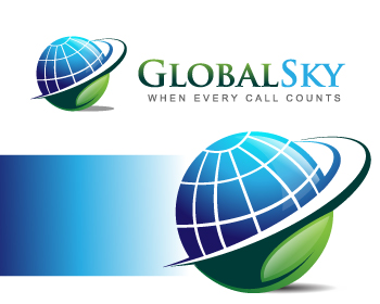 Logo Design entry 407583 submitted by greycrow to the Logo Design for Global Sky Inc run by globalsky