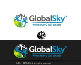 Logo Design entry 407583 submitted by madskill to the Logo Design for Global Sky Inc run by globalsky