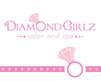 Logo Design entry 407848 submitted by popemobile712 to the Logo Design for Diamond Girlz Salon & Spa run by diamondgirlz
