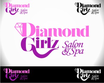 Logo Design entry 407868 submitted by dumber to the Logo Design for Diamond Girlz Salon & Spa run by diamondgirlz