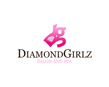 Logo Design entry 407872 submitted by user32941 to the Logo Design for Diamond Girlz Salon & Spa run by diamondgirlz