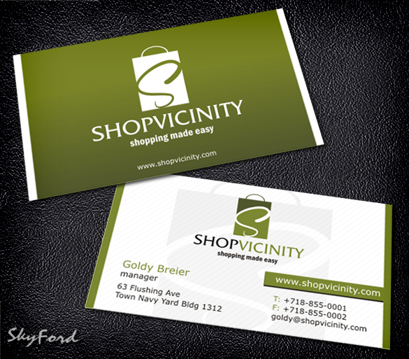 Business Card & Stationery Design entry 419429 submitted by skyford412