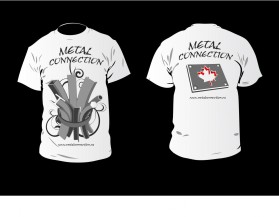 T-Shirt Design entry 408282 submitted by eightz inc to the T-Shirt Design for Metal Connection.ca run by bdecorby