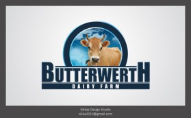 Graphic Design entry 408633 submitted by sikka2010 to the Graphic Design for Butterwerth Dairy Farm run by Jeremy Werth