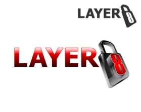 Logo Design entry 411131 submitted by JohnSparks to the Logo Design for Layer8 run by 11319062