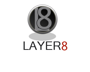Logo Design entry 411154 submitted by JohnSparks to the Logo Design for Layer8 run by 11319062