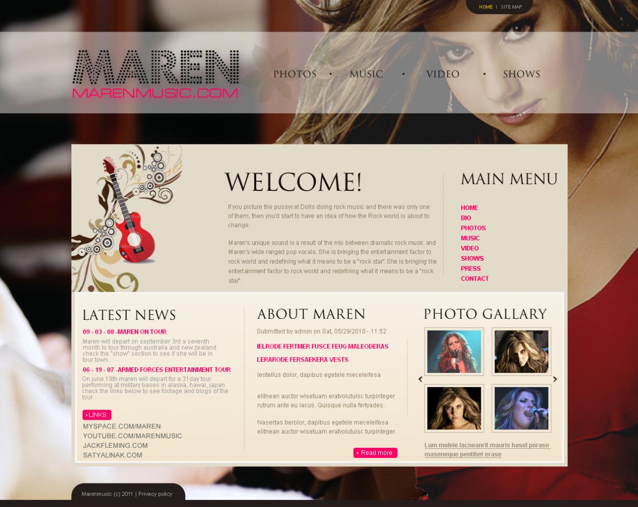 Web Design entry 424015 submitted by nerdcreatives
