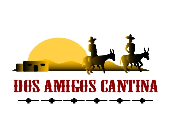 Logo Design entry 419886 submitted by Mespleaux to the Logo Design for Dos Amigos Cantina run by pattymelt101