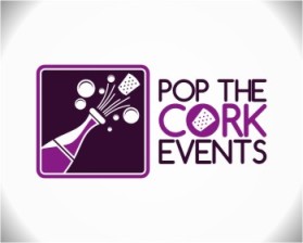 Logo Design entry 421886 submitted by mentho0ol to the Logo Design for Pop The Cork Events run by PopTheCorkEvents