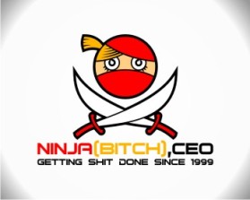 Logo Design entry 423616 submitted by dumber to the Logo Design for Ninja (Bitch), CEO run by ninjaceo