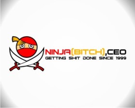 Logo Design entry 423617 submitted by logoguy to the Logo Design for Ninja (Bitch), CEO run by ninjaceo