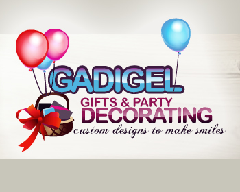 Logo Design entry 425052 submitted by Morango to the Logo Design for GADIGEL GIFTS N PARTY DECORATING LLC run by gadigel