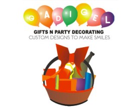 Logo Design entry 425058 submitted by greycrow to the Logo Design for GADIGEL GIFTS N PARTY DECORATING LLC run by gadigel