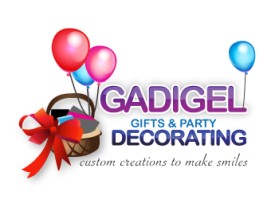 Logo Design entry 425065 submitted by hidra to the Logo Design for GADIGEL GIFTS N PARTY DECORATING LLC run by gadigel