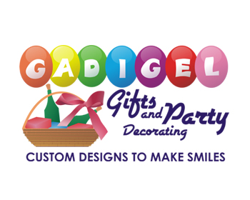 Logo Design entry 425066 submitted by amuzuk to the Logo Design for GADIGEL GIFTS N PARTY DECORATING LLC run by gadigel