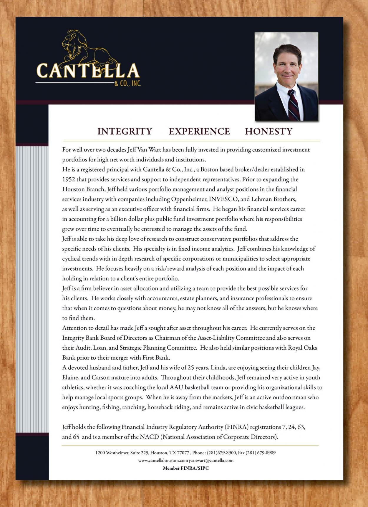 Brochure Design entry 426700 submitted by miy to the Brochure Design for Cantella & Co., Inc. run by jmf