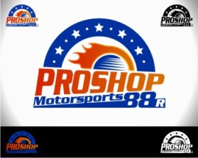 Logo Design entry 426843 submitted by annmedia to the Logo Design for PROSHOP 88R Dragracing Team run by PROSHOP88