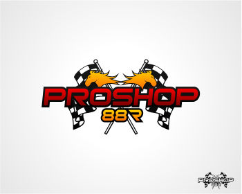 Logo Design entry 426848 submitted by rizkimuliawan to the Logo Design for PROSHOP 88R Dragracing Team run by PROSHOP88