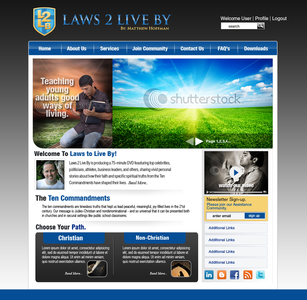 Web Design entry 440143 submitted by leighanne