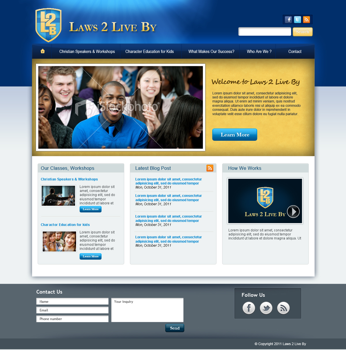 Web Design entry 440432 submitted by skdesigns