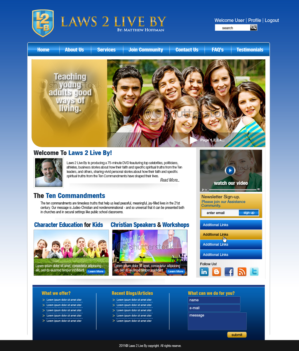 Web Design entry 441248 submitted by leighanne