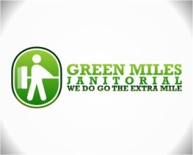 Logo Design entry 429677 submitted by RolandofGilead to the Logo Design for Green Miles Janitorial run by GreenMilesCleaning