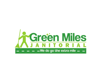 Logo Design entry 429697 submitted by nerdsociety to the Logo Design for Green Miles Janitorial run by GreenMilesCleaning