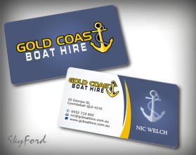 Business Card & Stationery Design entry 433006 submitted by skyford412 to the Business Card & Stationery Design for Gold Coast Boat Hire Pty Ltd run by gcboathire