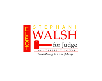Logo Design entry 434091 submitted by greycrow to the Logo Design for Stephani Walsh for Judge run by meredithholmstrom
