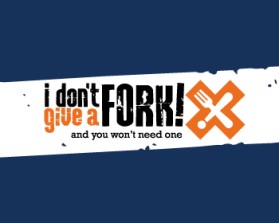 Logo Design entry 434612 submitted by alel to the Logo Design for I Don't Give a Fork run by ltona114