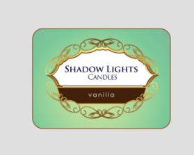 Graphic Design entry 435006 submitted by room168 to the Graphic Design for Label for Shadow Lights Candles run by shadowlightsmn