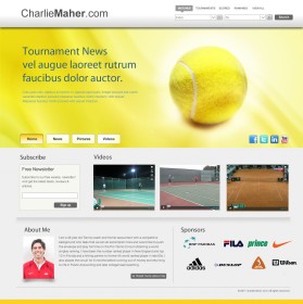 Web Design entry 436388 submitted by ojgraphics to the Web Design for CharlieMaher.com run by Charlie Maher