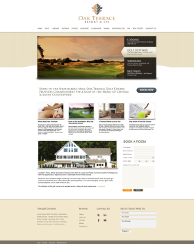 Web Design entry 438948 submitted by brandasaur to the Web Design for http://oakterraceresort.com/ run by aw1836