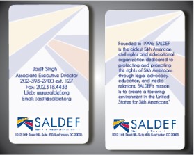 Business Card & Stationery Design Entry 455211 submitted by IMFantasia to the contest for SALDEF (www.saldef.org) run by saldef