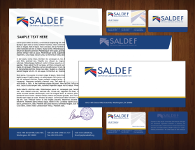 Business Card & Stationery Design entry 443881 submitted by ArtDoor to the Business Card & Stationery Design for SALDEF (www.saldef.org) run by saldef