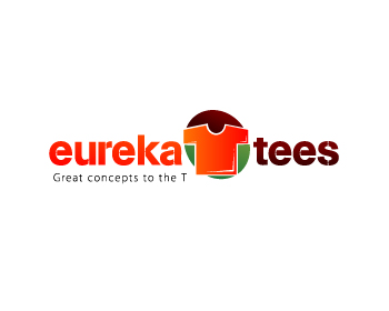 Logo Design entry 446931 submitted by greycrow to the Logo Design for Eureka Tees run by trytypingthis
