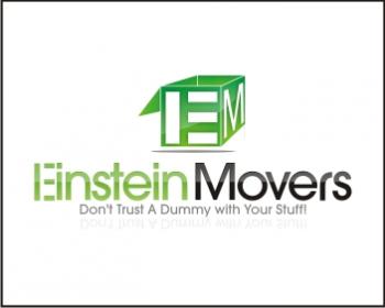 Logo Design entry 448137 submitted by boogie woogie to the Logo Design for Einstein Movers run by MasterJere