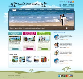 Web Design entry 452348 submitted by getek to the Web Design for Destinations and Weddings.com run by philipcampbell