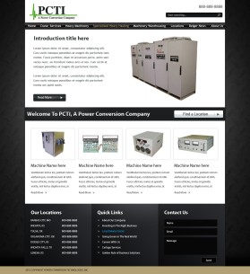 Web Design entry 453409 submitted by vistarbpo to the Web Design for Power Conversion Technologies, Inc. run by pctisales