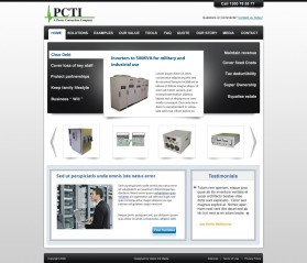 Web Design entry 453411 submitted by vistarbpo to the Web Design for Power Conversion Technologies, Inc. run by pctisales