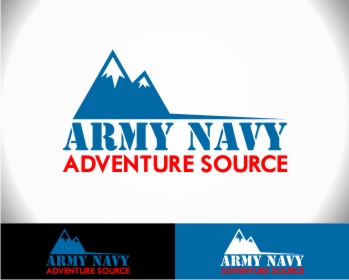Logo Design entry 456132 submitted by dumber to the Logo Design for Army Navy Adventure Source run by adventuresource
